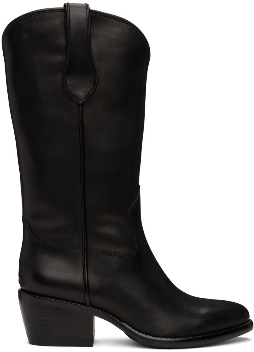 Tøj rag & bone Rag & Bone Rb Cowboy Boots Sort | WFF22FF0251C25