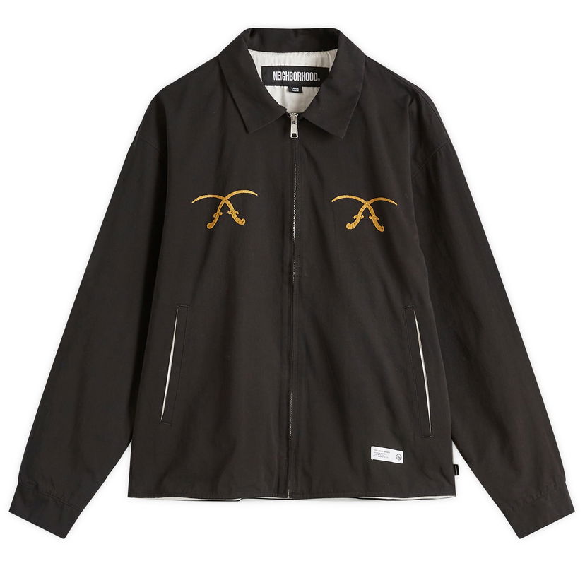 Jakke Neighborhood Souvenir Jacket, Size Large Sort | 251UTNH-JKM03-BLK