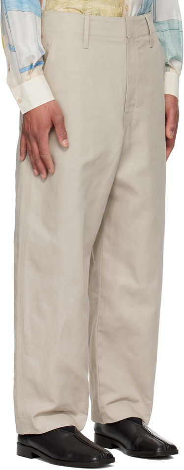 Bukser LEMAIRE Lemaire Big Chino Trousers Sort | PA1207 LF1350, 4