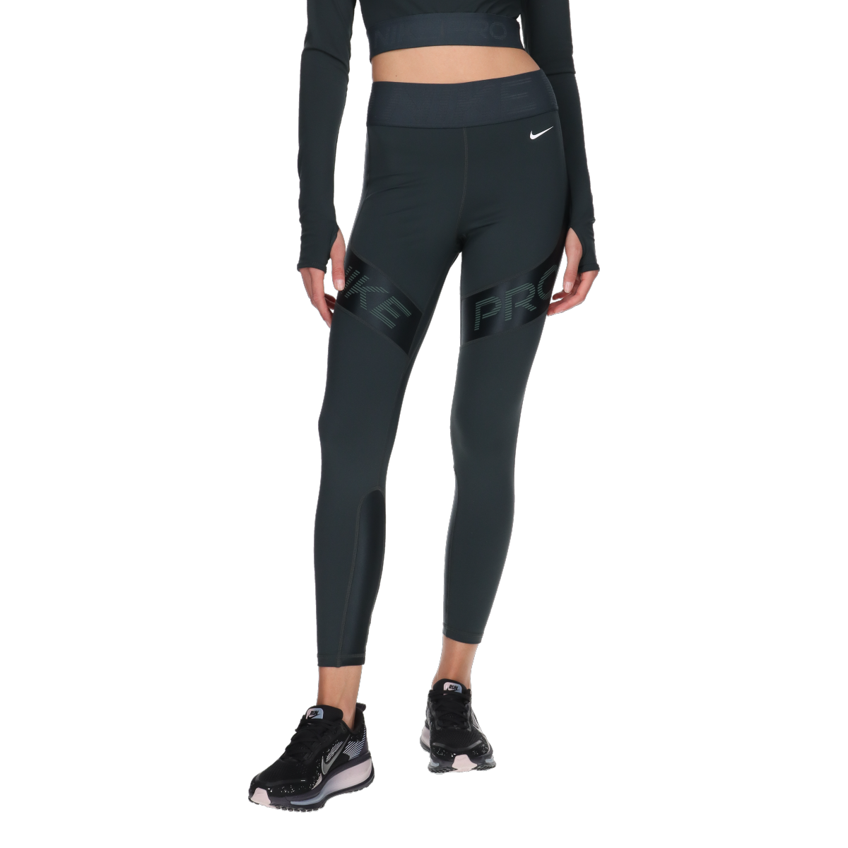 Leggings Nike Pro Dri-FIT Sculpt High-Rise 7/8 Tights Sort | HV2350-390, 0