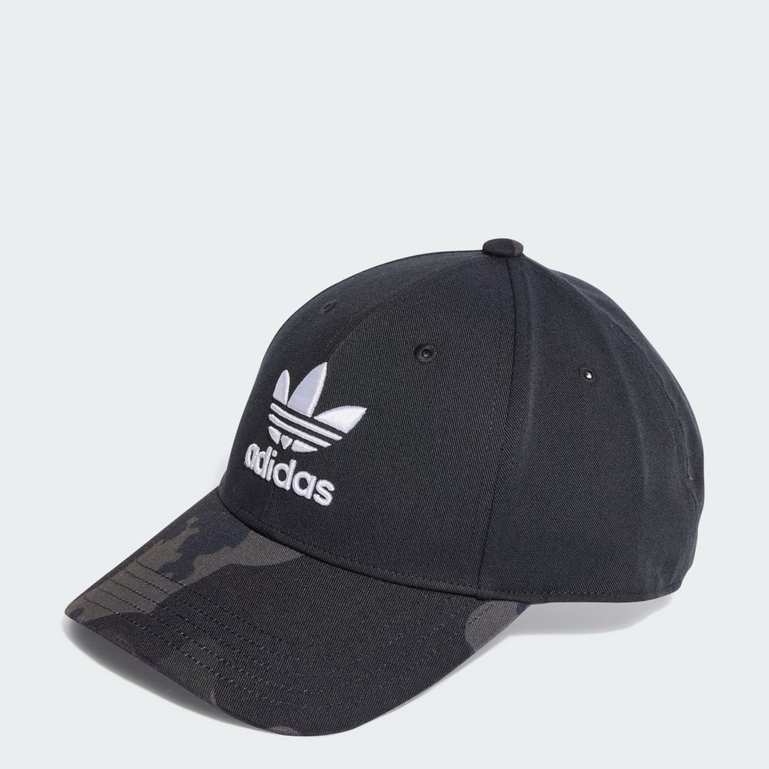 Kasket adidas Originals Camo Baseball Cap Sort | IU0039, 0