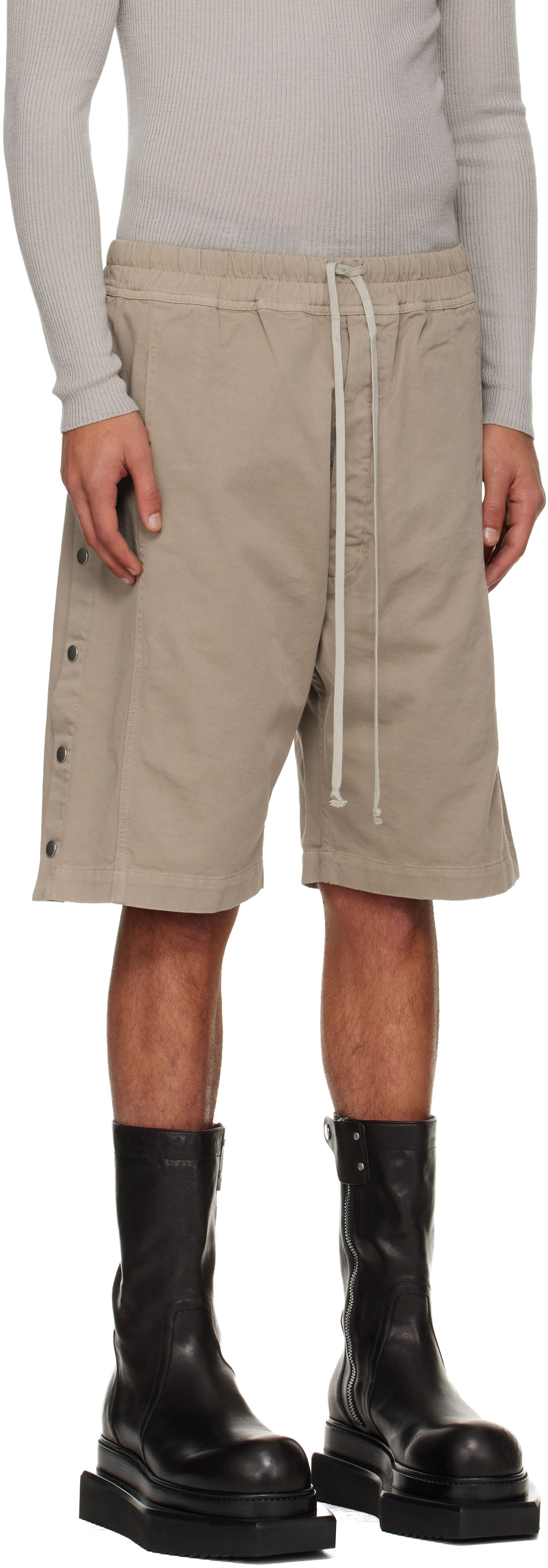 Shorts Rick Owens DRKSHDW Concordians Pusher Shorts Beige | DU02E7373 TW, 1