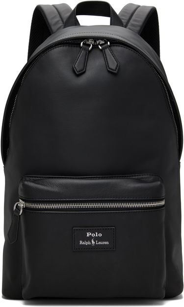 Rygsæk Polo by Ralph Lauren Polo Ralph Lauren Smooth Leather Backpack Sort | 405962452001, 0