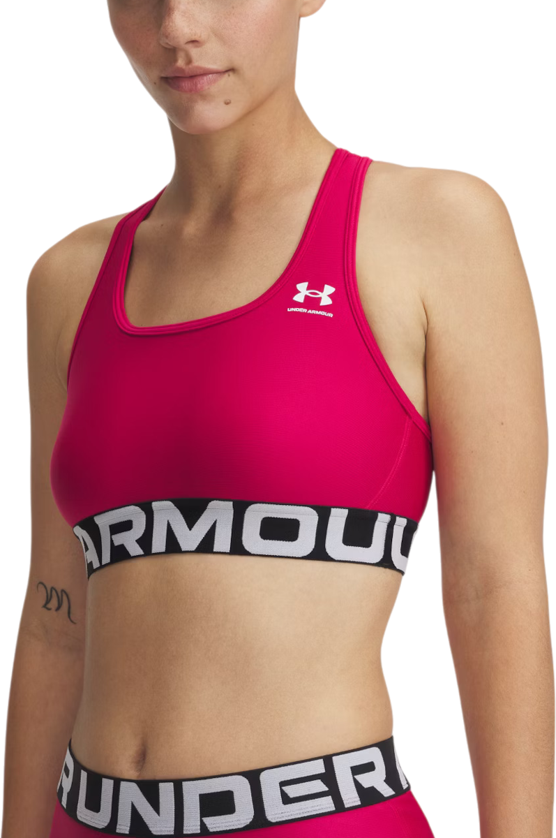 Bh Under Armour Under Armour HG Mid Branded Sports Bra Lyserød | 1383544-681