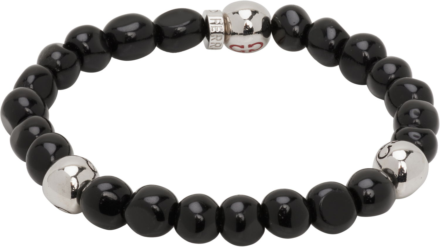 Armbånd FERRAGAMO Salvatore Ferragamo Baroque Beads Bracelet Sort | 785666, 1