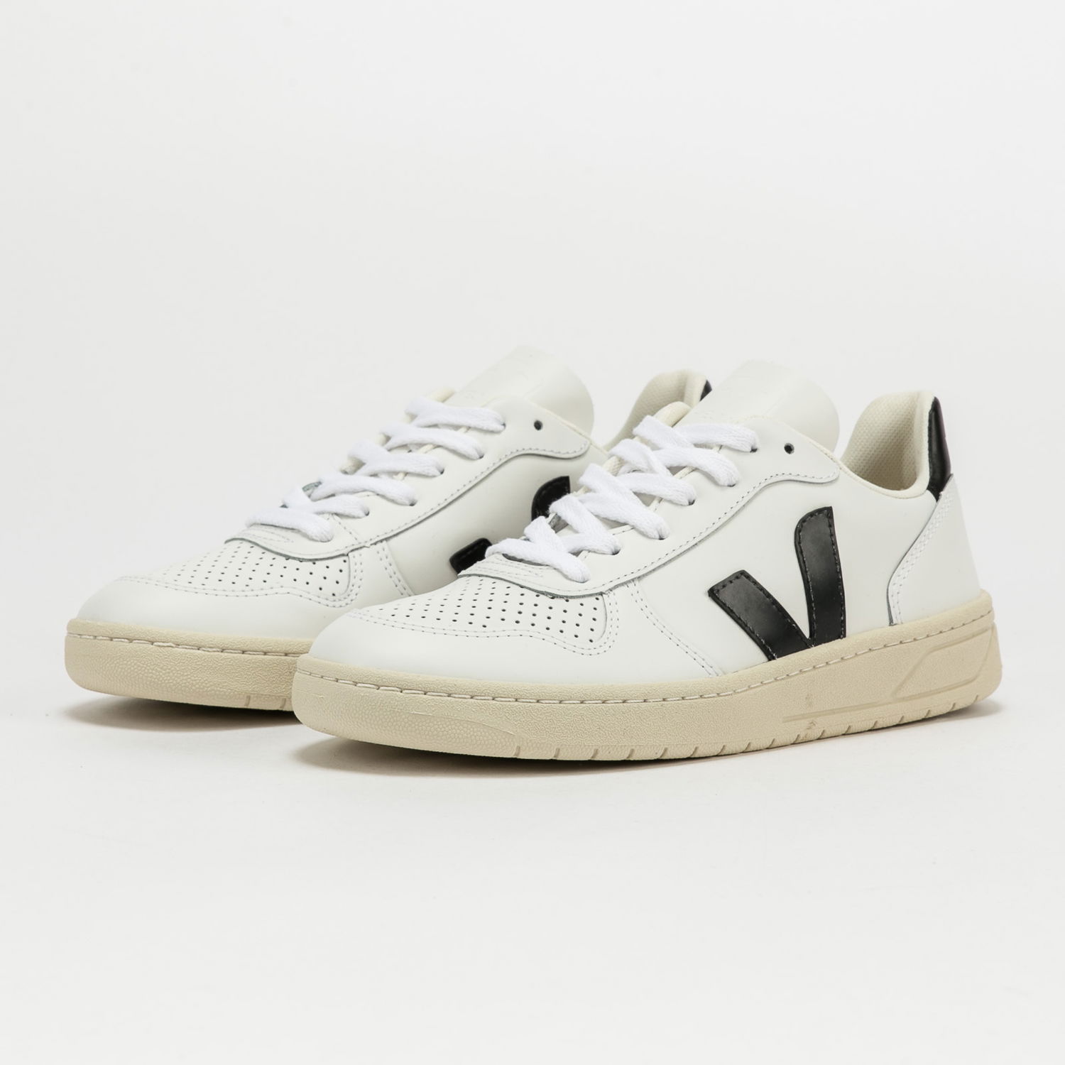 Sneakers og sko Veja V-10 Leather W Hvid | VX020005A, 1