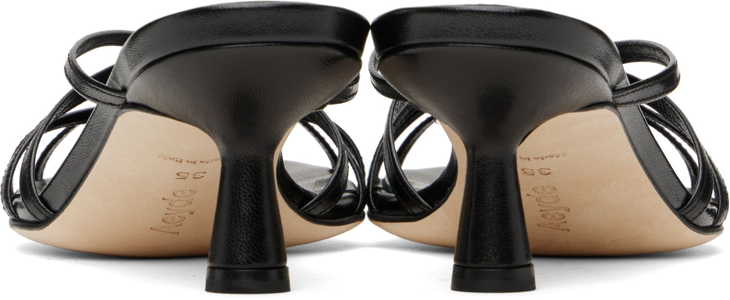 Tøj Aeyde Aeyde Abby Leather Mules Sort | A11-HS-PRAR55ST141-SS25-800-007, 1