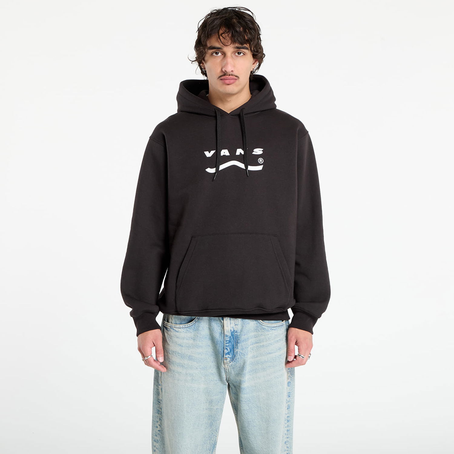 Sweatshirt Vans Deteremined Pullover Hoodie Sort | VN000P8GBLK1, 0