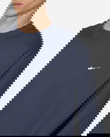Skjorte Nike Solo Swoosh Longsleeve Mørkeblå | DX0884-437, 4