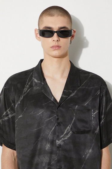 Skjorte Stampd STAMPD Regular Fit Shirt with Classic Collar Sort | SLA.M3313BD.BMB, 4
