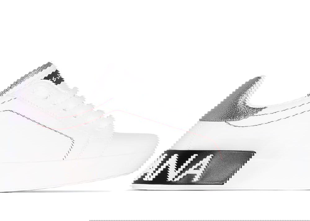 Sneakers og sko Dolce & Gabbana Portofino White Metallic Grey W Hvid | CK1587AH5278B441, 0