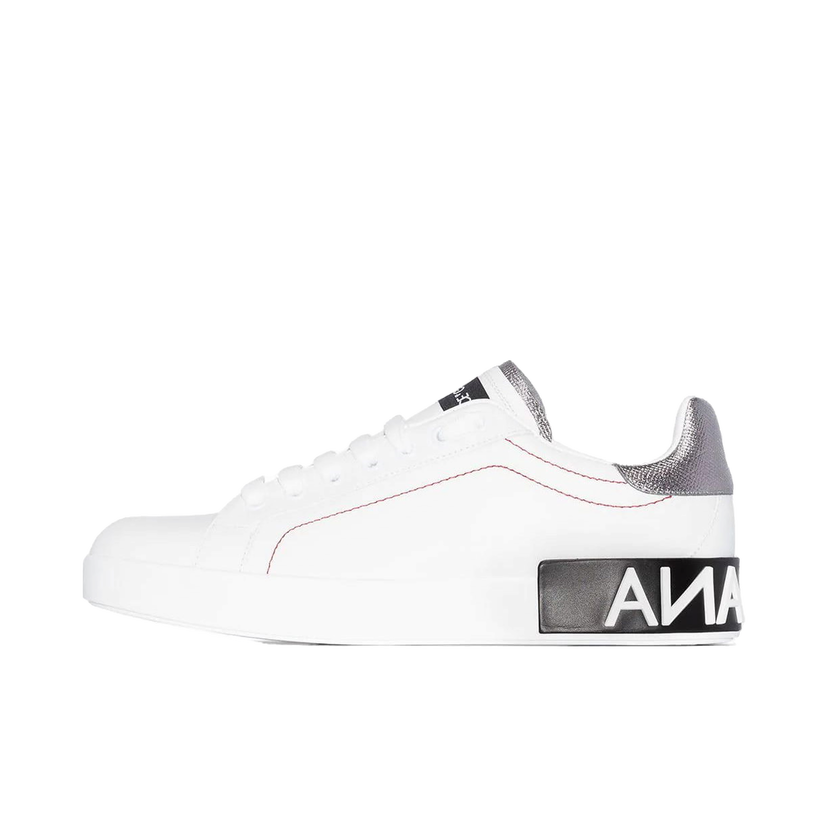 Sneakers og sko Dolce & Gabbana Portofino White Metallic Grey W Hvid | CK1587AH5278B441