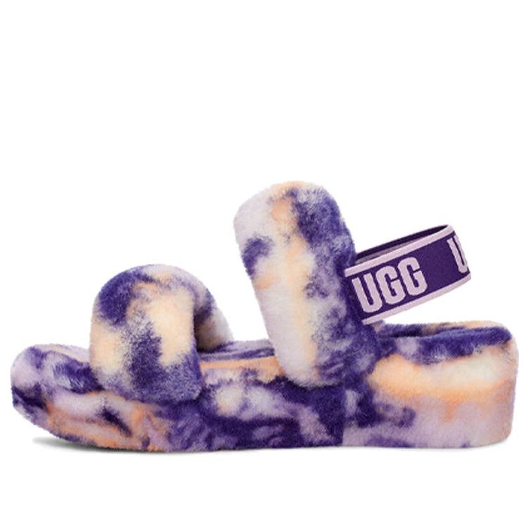 Sneakers og sko UGG Oh Yeah Tie-Dye Platform Slides Lilla | 1122555-VNGH, 0