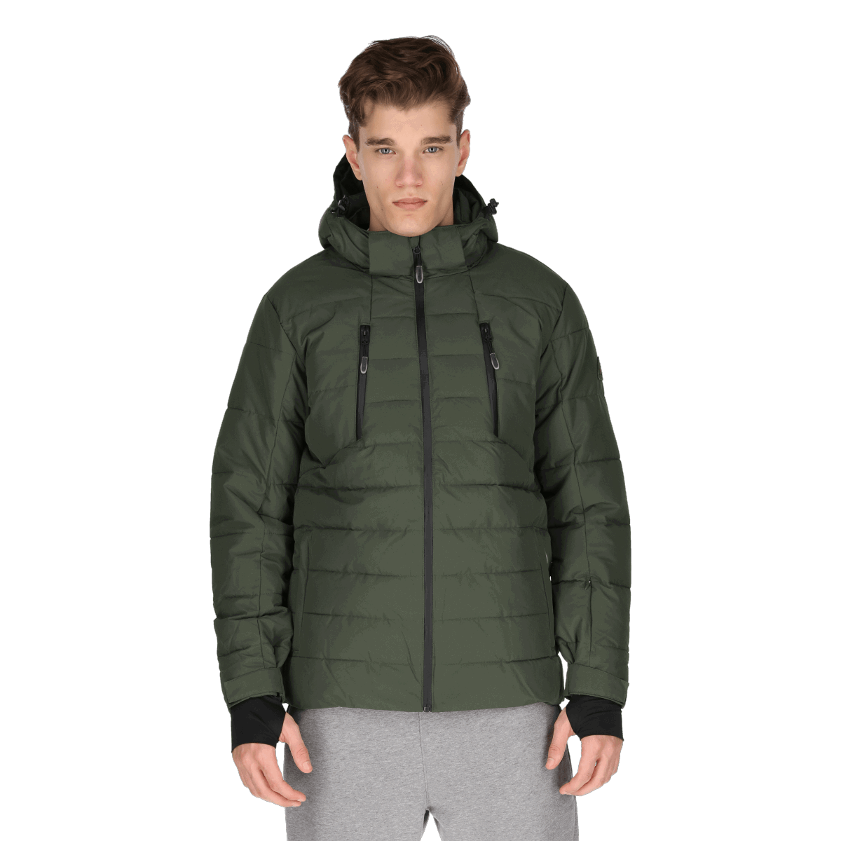 Puffer jakke Ellesse Francesco Hooded Puffer Jacket Grøn | ELA213M507-62, 0