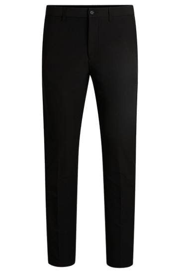 Bukser BOSS Slim-Fit Water-Repellent Stretch Trousers Sort | 50534303, 0