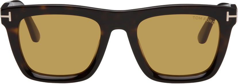 Solbriller Tom Ford Lelio Sunglasses Brun | FT1207_5252E