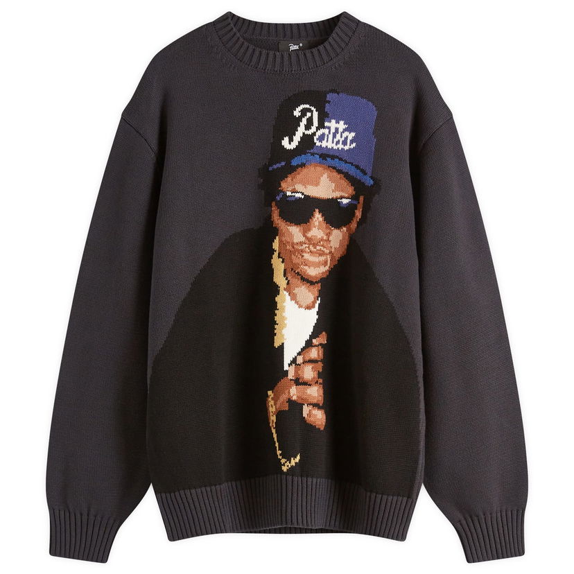 Sweater Patta Patta Old School Knit Jumper Grå | POC-SS25-7000-324-0006-086