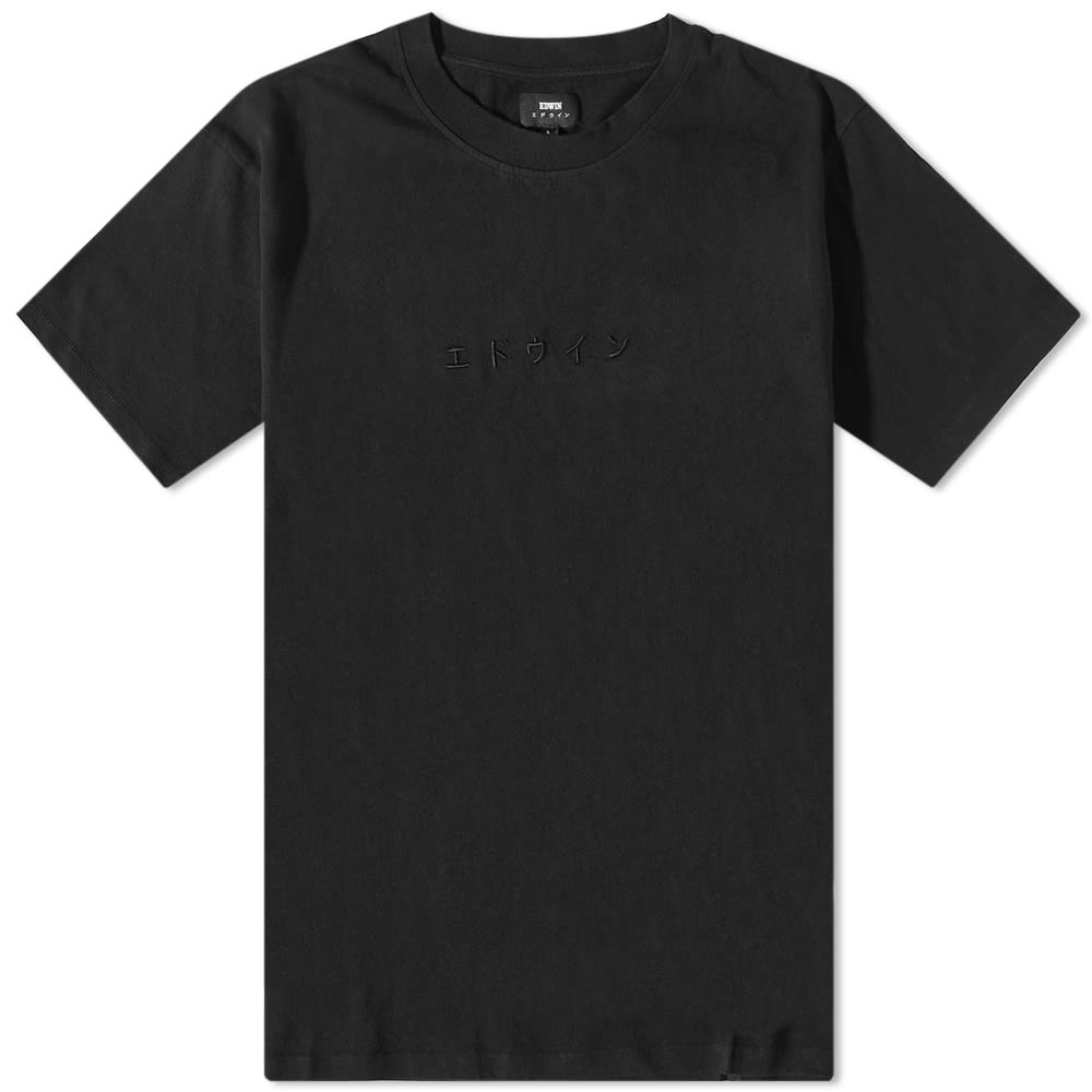 T-shirt EDWIN Katakana Embroidery Tee Sort | I026745-89TT, 0