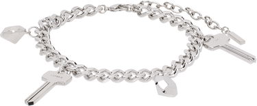 Armbånd We11done Charm Chain Bracelet With Keys Metalisk | WD-AJ3-24-530-U-SV, 0