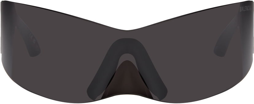 Solbriller Balenciaga Balenciaga Avant Premier Panther Mask Sunglasses Sort | BB0299S-001