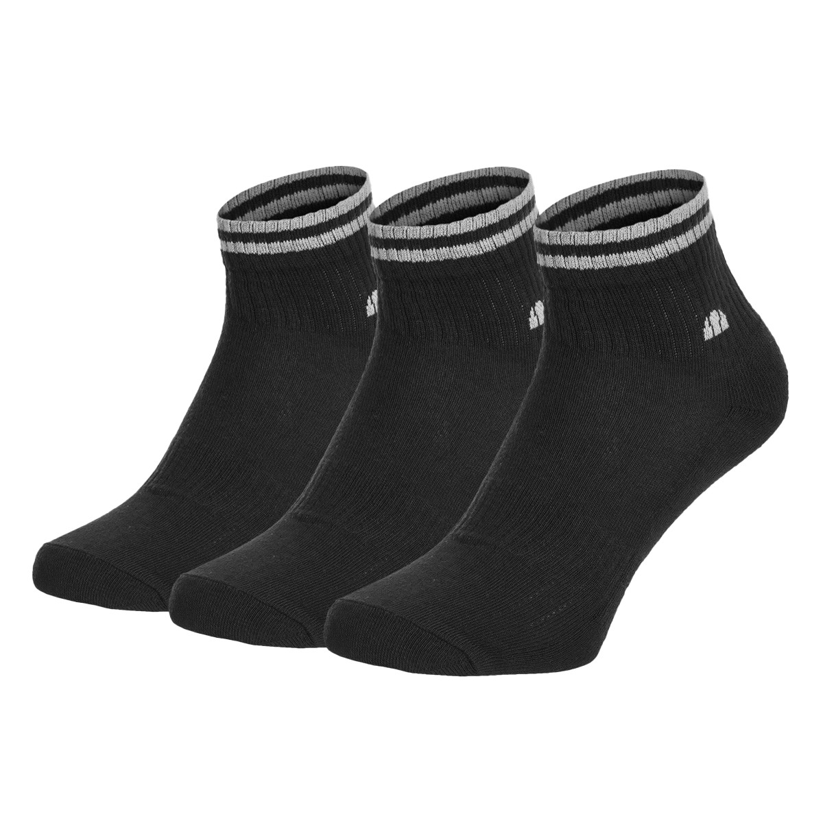 Sokker Ellesse Super Striped Cuff Ankle Socks 3 Pack Sort | ELS241101-01, 0