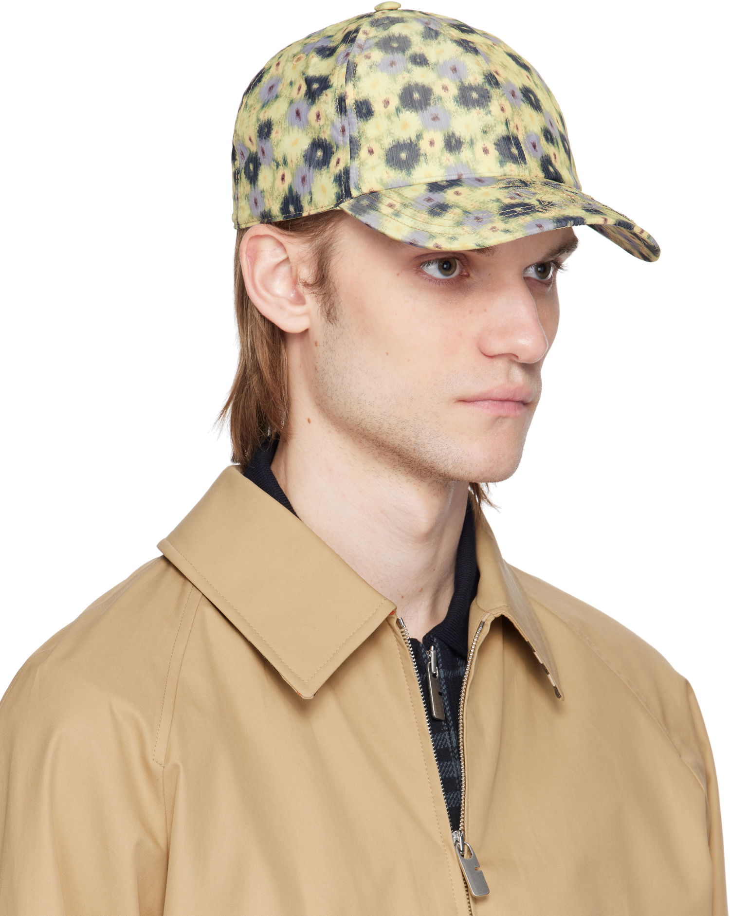 Kasket Burberry Burberry Daisy Print Baseball Cap Gul | 8107995, 1