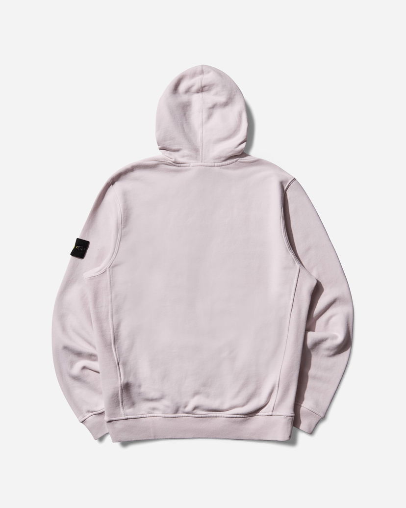 Sweatshirt Stone Island Garment Dyed Hooded Sweatshirt Lyserød | K2S15-6100029-S0A20 V0080