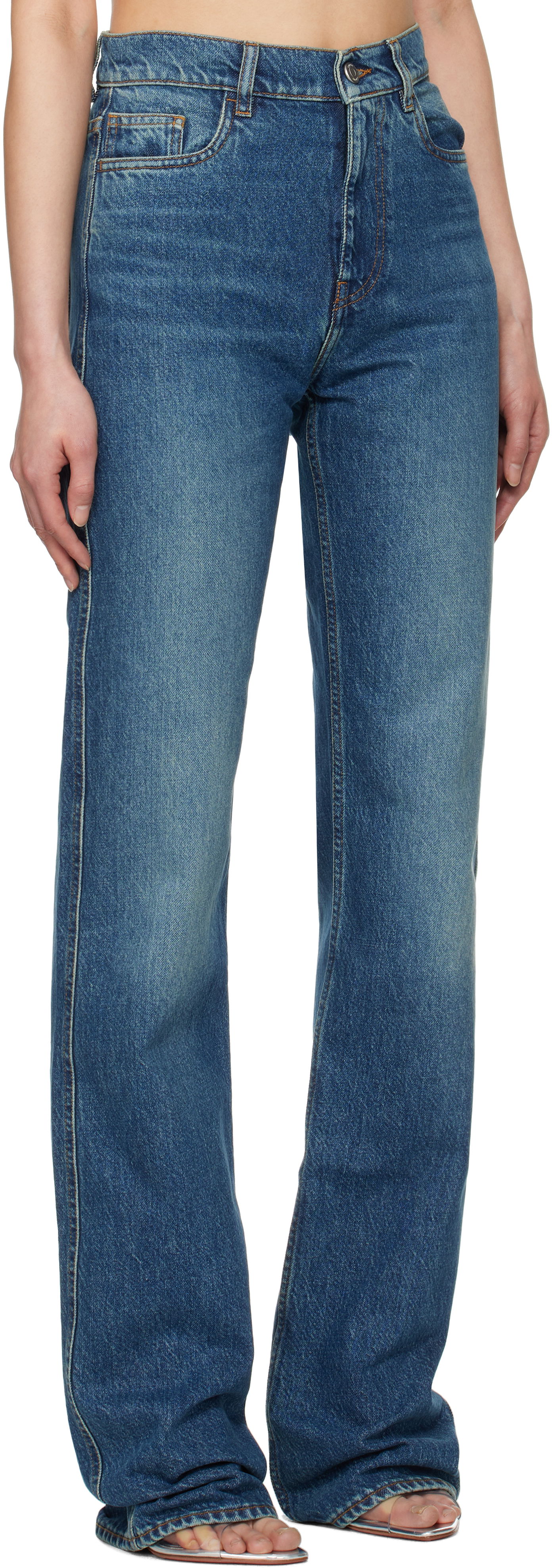 Jeans Coperni Coperni Straight Leg Jeans Blå | COPP78F2022, 1