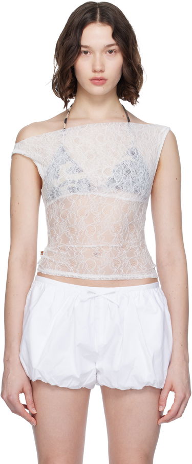 Tanktop Miaou Miaou Lani Lace Top Hvid | 7114SLCDOV, 0