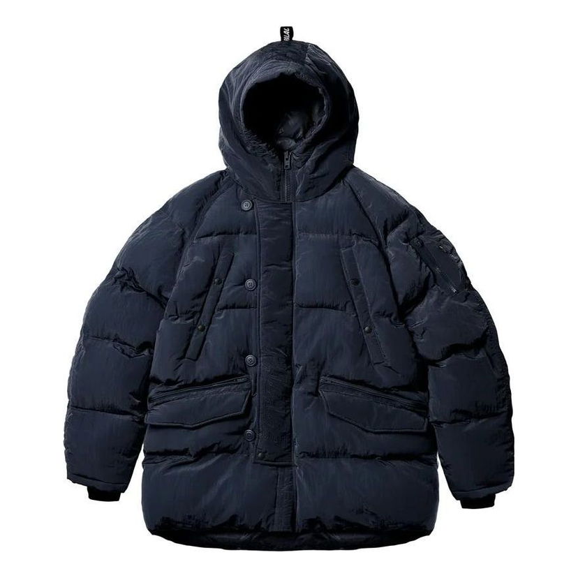 Puffer jakke Palace Palace P-3b Baffle Parka Blå | P23SS0203004