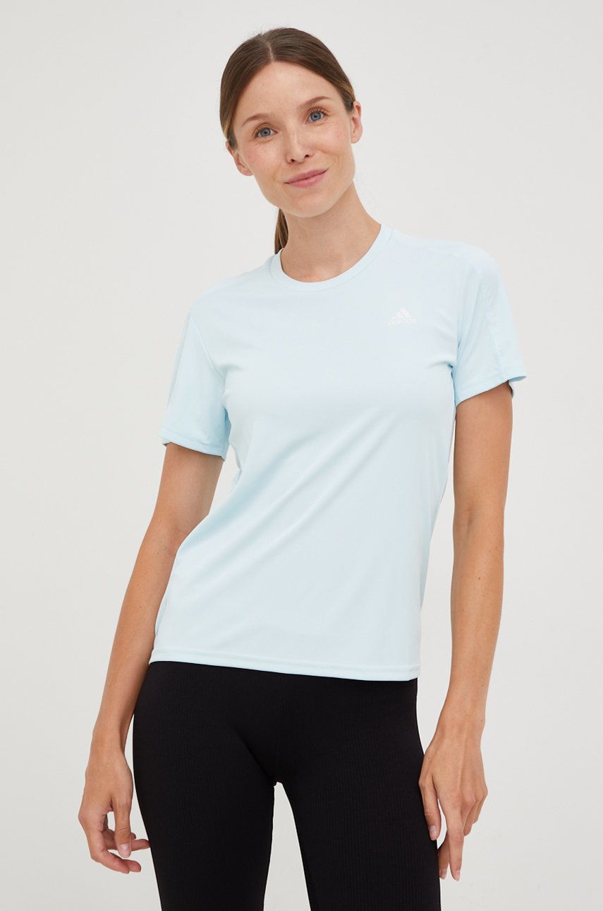 T-shirt adidas Performance adidas Performance Run It Running Tee Blå | HL1456, 0