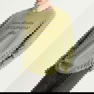T-shirt Acne Studios Edden U 1996 Long Sleeve T-Shirt, Size X-Small Grøn | CL0197-AB7, 2