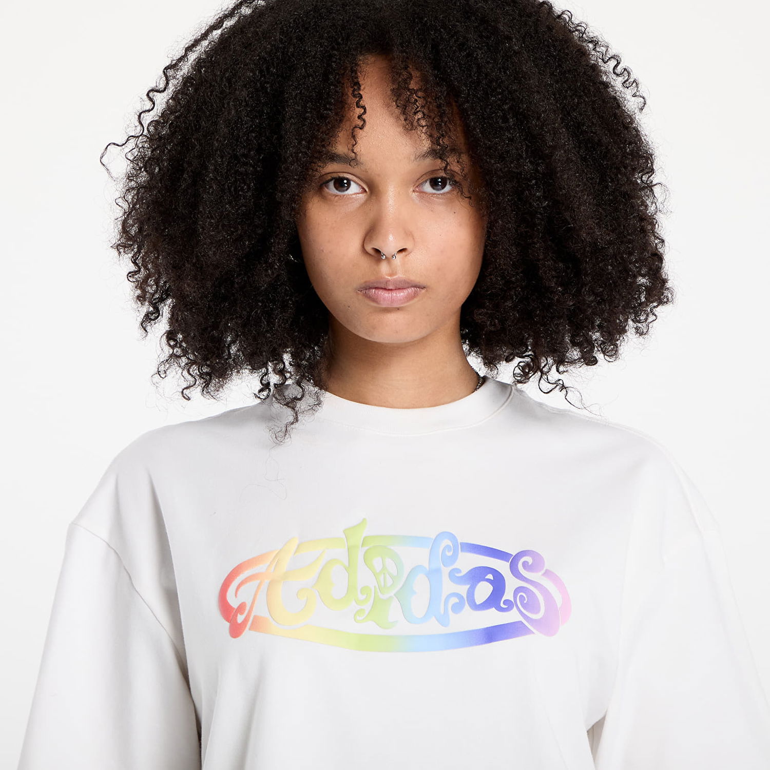 T-shirt adidas Performance adidas x Jeremy Scott Pride Graphic Tee Hvid | JY2012, 1