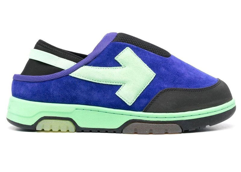 Sneakers og sko Off-White Out Of Office Mule Purple Green Blå | OMIA246F22LEA0013555, 0
