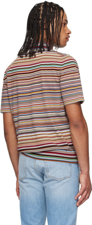 Polo skjorte Paul Smith Paul Smith Signature Stripe Knitted Polo Flerfarvet | M1R-270Y-P02682, 2