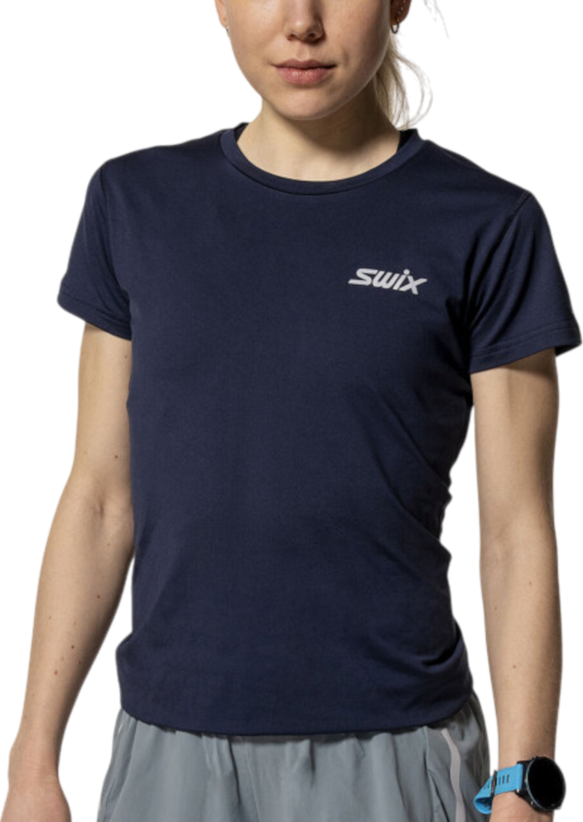 T-shirt SWIX Swix Pace NTS Short Sleeve Baselayer Top Mørkeblå | 10037-23-75100, 0