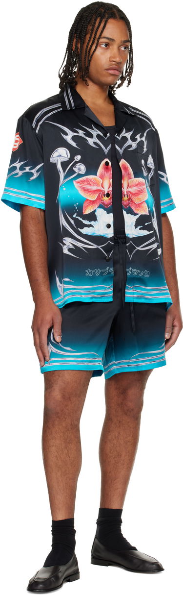 Shorts Casablanca Blades Silk Satin Shorts Flerfarvet | M-AW25-TR-012-04, 3