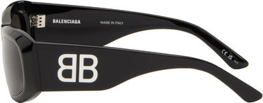 Solbriller Balenciaga Signature Square Sunglasses Sort | BB0395S-001, 2