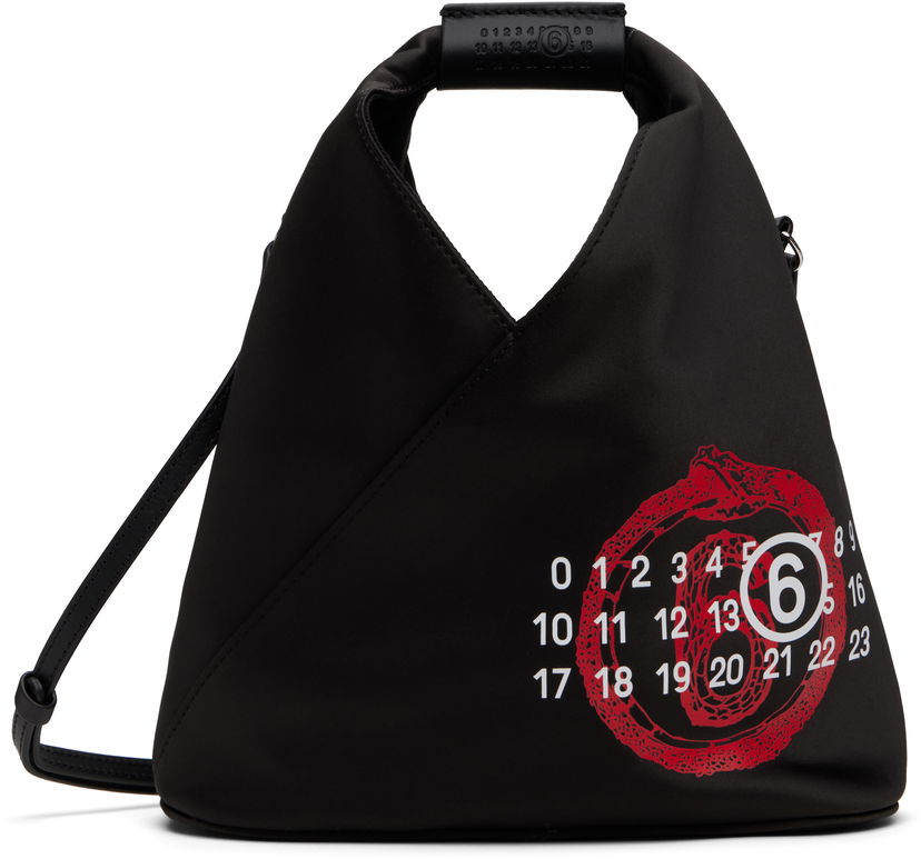 Håndtaske Maison Margiela MM6 Maison Margiela 'Year of the Snake' Triangle Crossbody Bag Sort | SB6WD0026 P7364