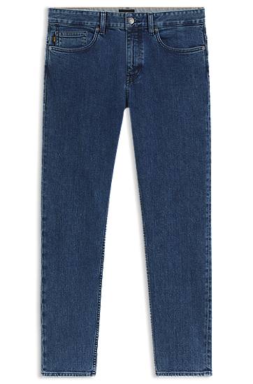 Jeans BOSS Delaware Slim-Fit Comfort-Stretch Jeans Blå | 50544629, 0