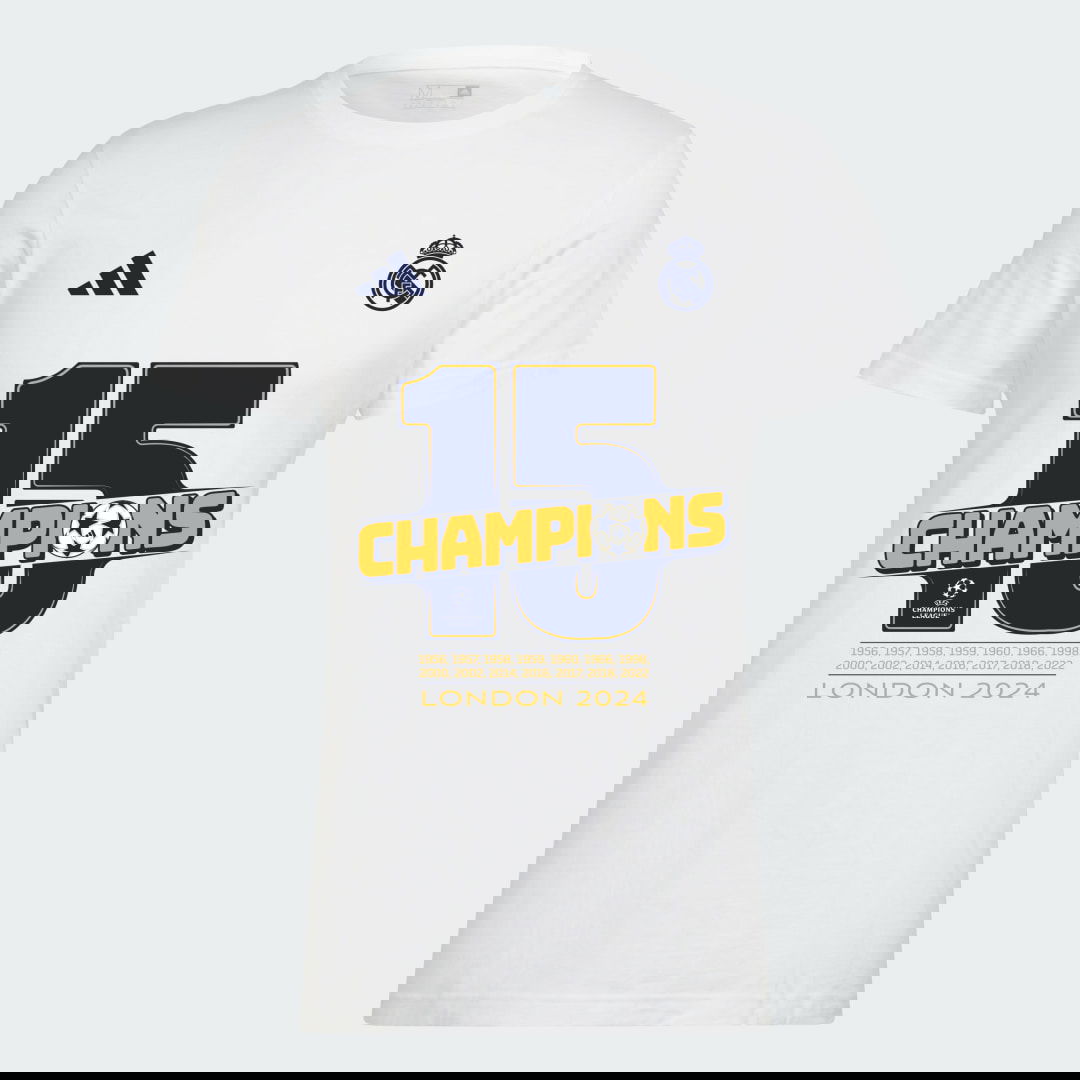 T-shirt adidas Performance Real Madrid Champions League Winners Tee Hvid | JX5700, 0