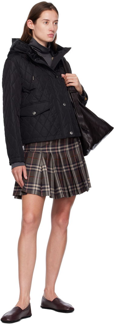 Jakke Burberry Burberry Pembroke Quilted Hooded Jacket Sort | 8113838, 3