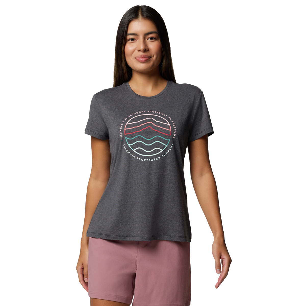 T-shirt Columbia Sloan Ridge Graphic Short Sleeve T-Shirt Grå | 2077451010, 0