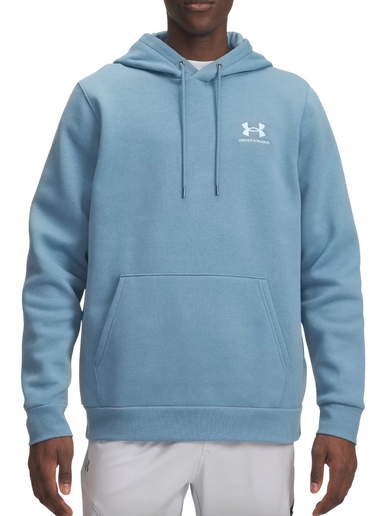 Sweatshirt Under Armour Icon Fleece Hoodie Blå | 1373880-418, 0