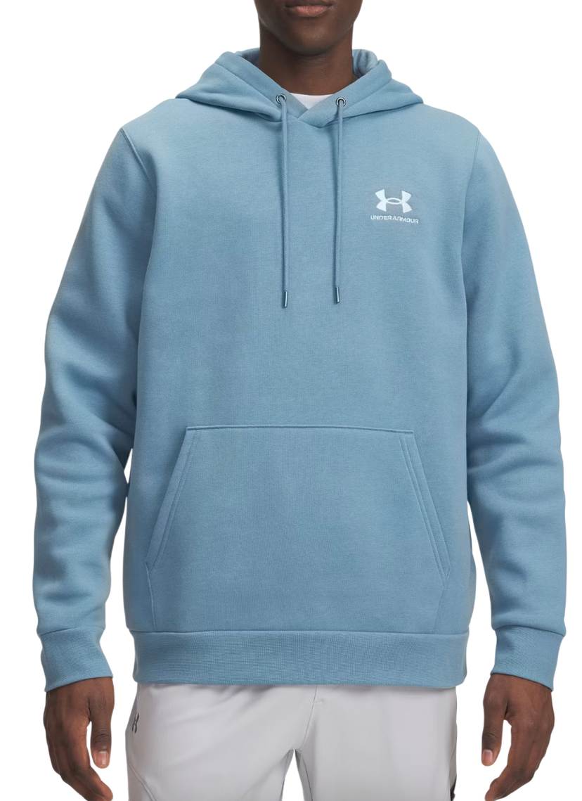 Sweatshirt Under Armour Icon Fleece Hoodie Blå | 1373880-418