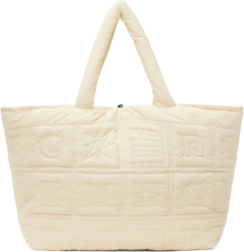 Mulepose Nanushka Nanushka Symbol Quilted Tote Beige | NU24FWBT12611