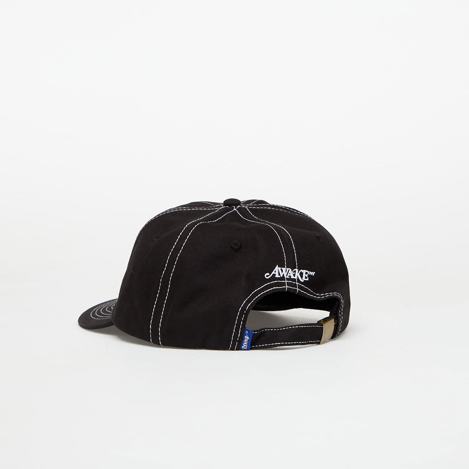 Kasket Awake NY Awake NY Contrast Stitch 6 Panel Hat Sort | AWK-FW25-HT005-BLK, 1