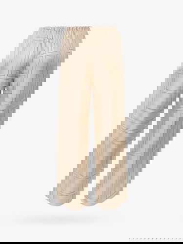 Bukser TOTEME Geometric-Print Silk Wide-Leg Trousers by Toteme Beige | 213255707926, 5