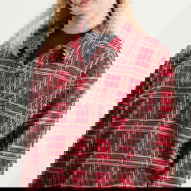 Skjorte ISABEL MARANT Isabel Marant Bruna Check Shirt, Size Medium Rød | 25HCH0261FA-C4K01I-70RD, 5