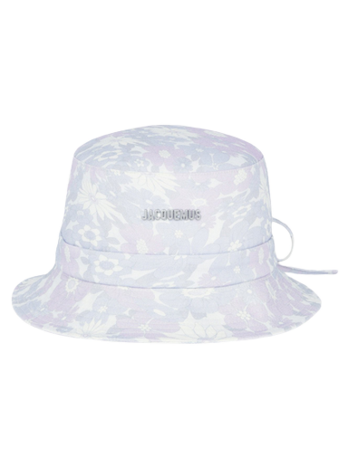 Hat Jacquemus Bob Gadjo Bow Knotted Print Hvid | 223AC001-5002-6AG